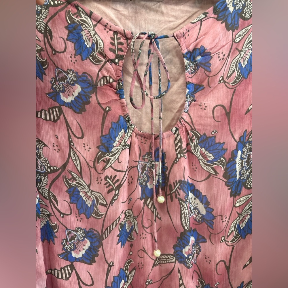 NWT Cleobella Elena Lotus Print Tiered Maxi Dress MSRP $179 Size Medium - Picture 7 of 7